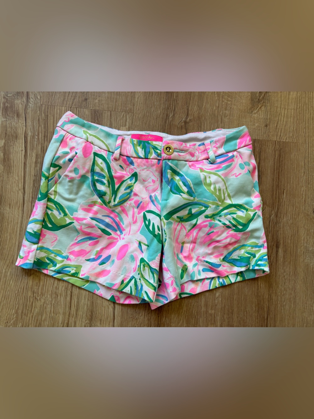 Lilly Pulitzer Pink, Green & Blue Tropical Summer Shorts